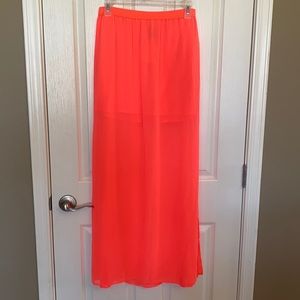 H&M Neon Pink/Orange Skirt NWT